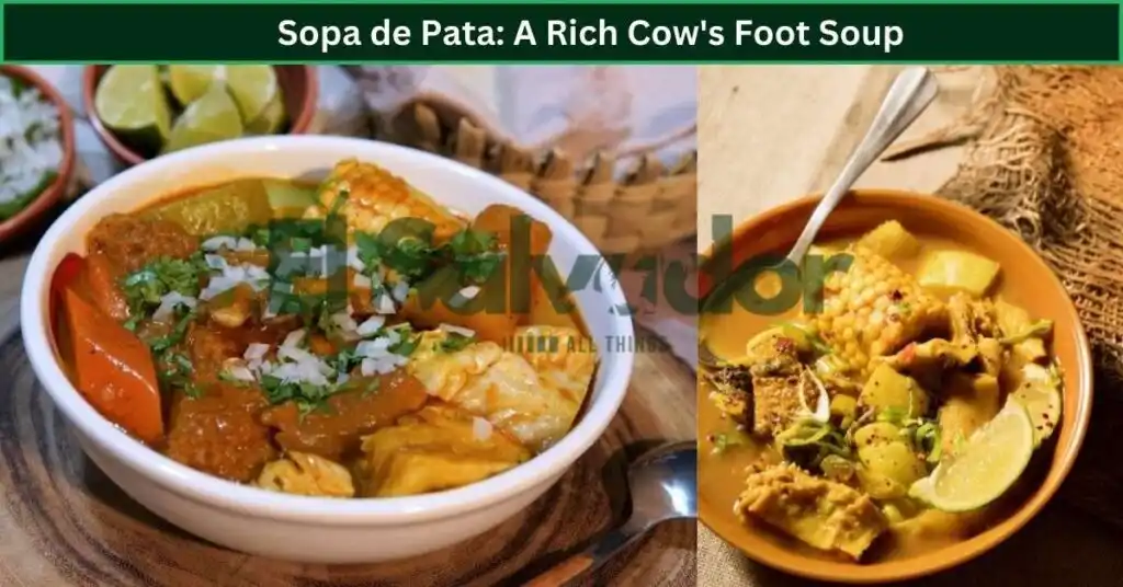 Sopa de Pata: A Rich Cow’s Foot Soup