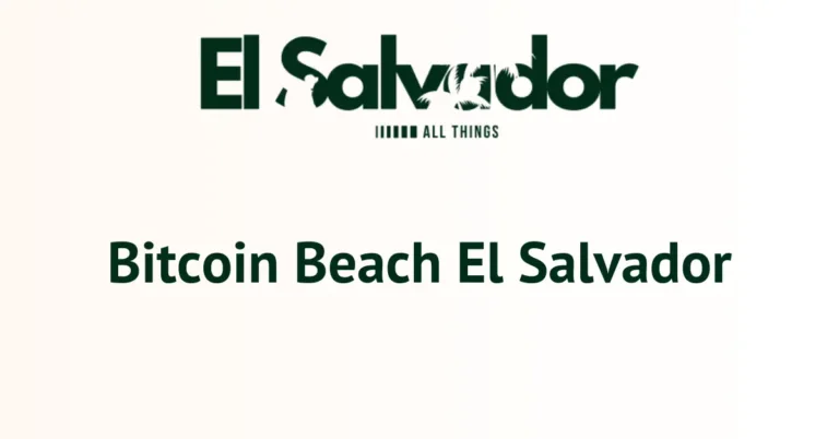 Bitcoin Beach El Salvador