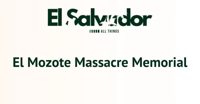 El Mozote Massacre Memorial