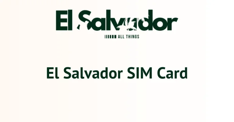 El Salvador SIM Card
