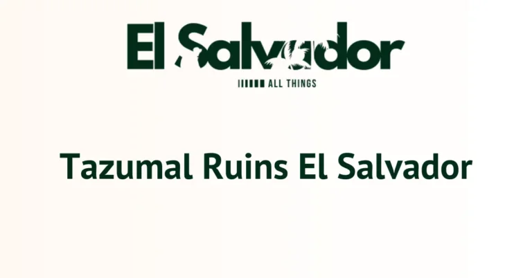Tazumal Ruins El Salvador